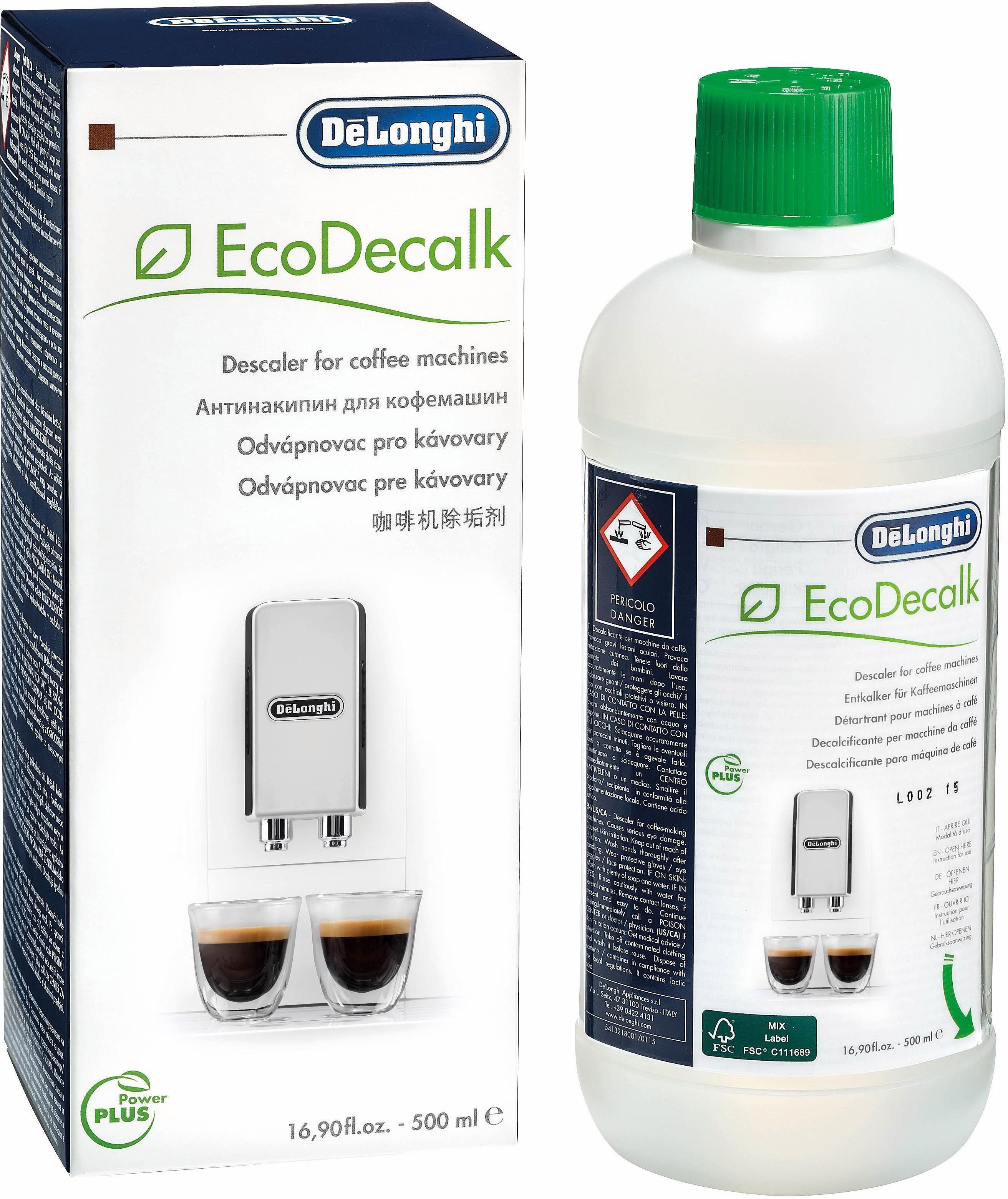 De'Longhi SER3018 EcoDecalk Entkalker (Kalklöser für Kaffeevollautomat und Espressomaschine)