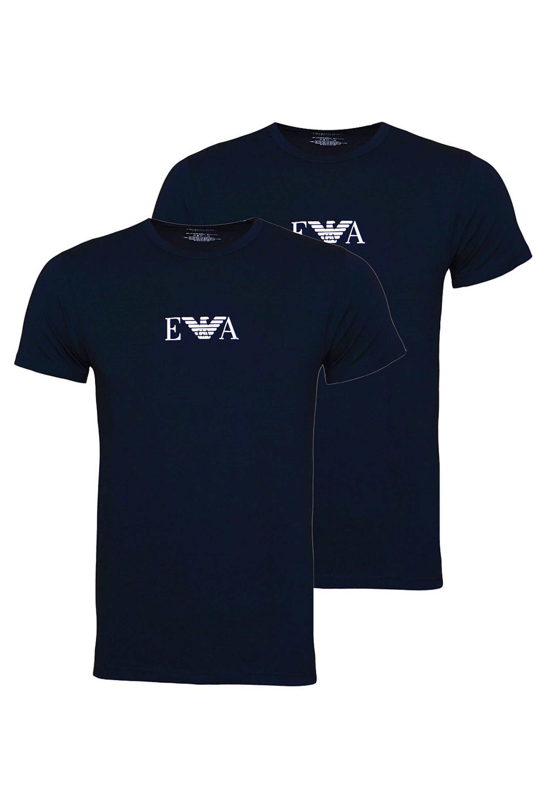 Emporio Armani T-Shirt T-Shirt 2er Pack T-Shirts Rundhals (2-tlg., 2)