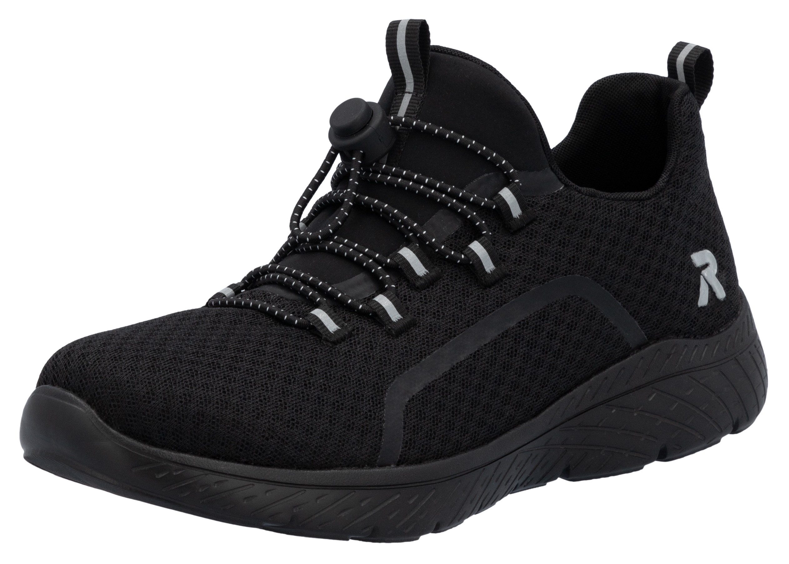 RIEKER Sport Slip-On Sneaker Trekking Schuh, Freizeitschuh, Slipper mit einfachem Schnellverschluss