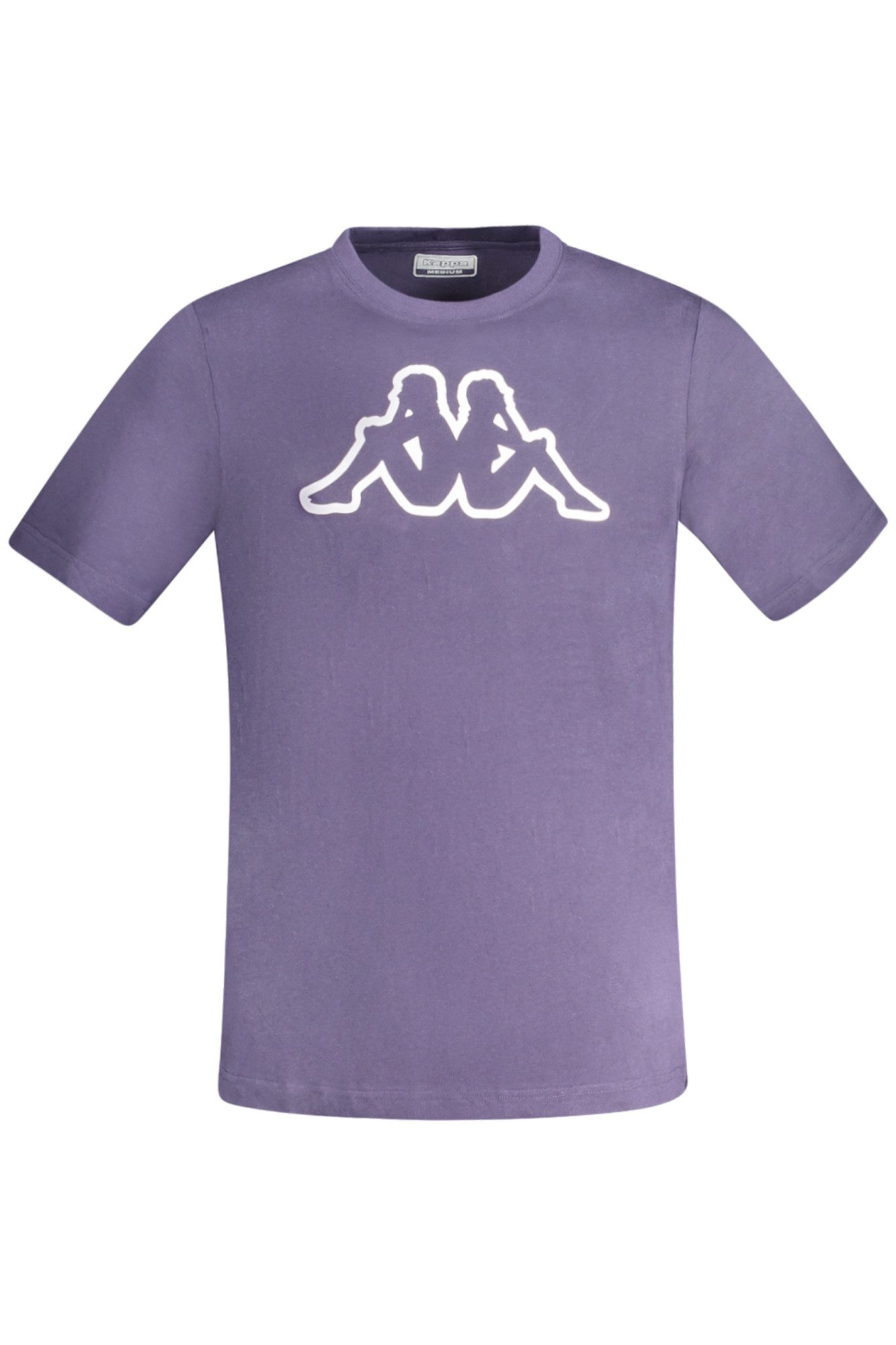 Kappa T-Shirt Herren Kurzarm T-Shirt Blau - Regular Fit mit