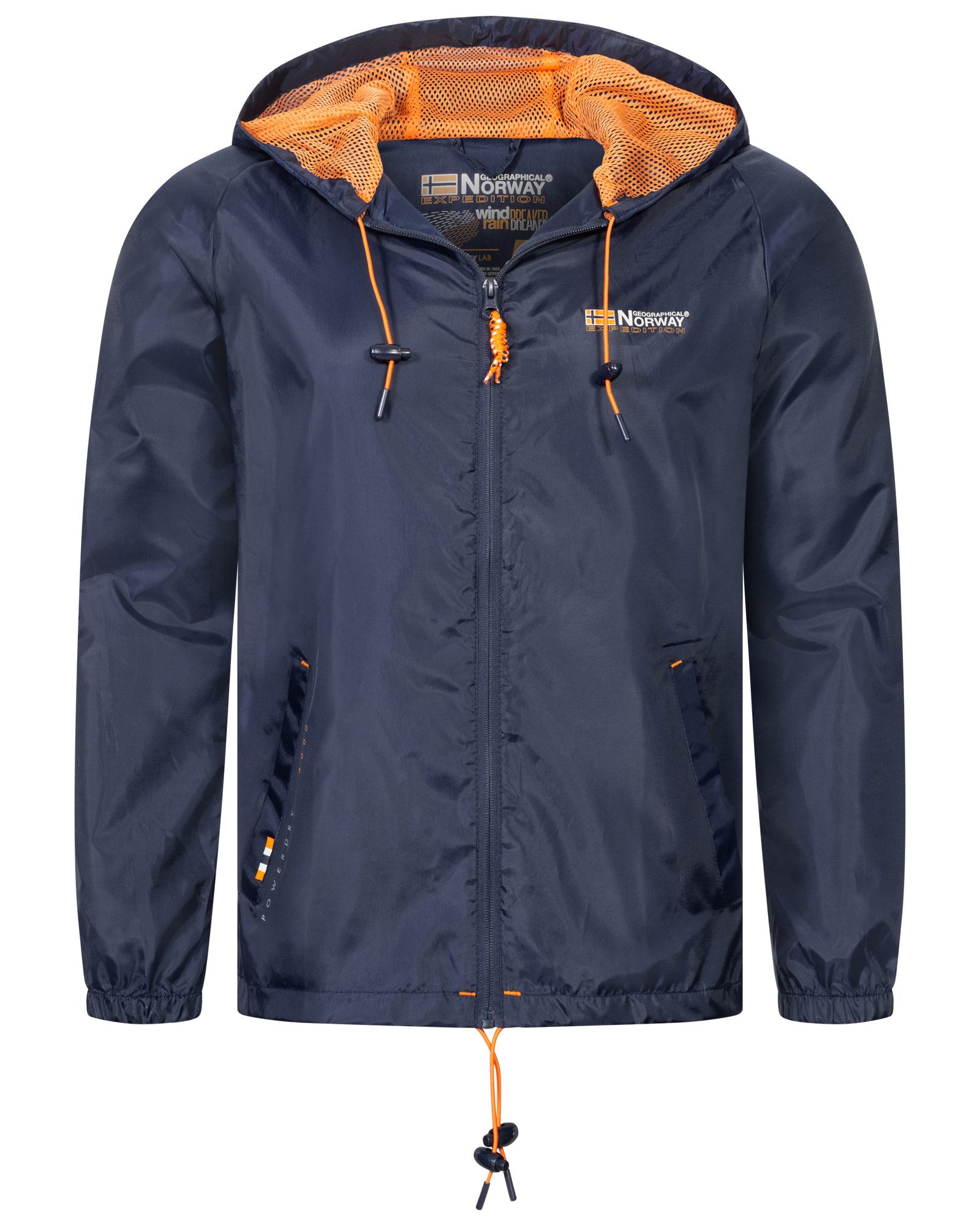 Geographical Norway Regenjacke Herren Regen Jacke Outdoor Windbreaker Sport Übergangs sehr leicht