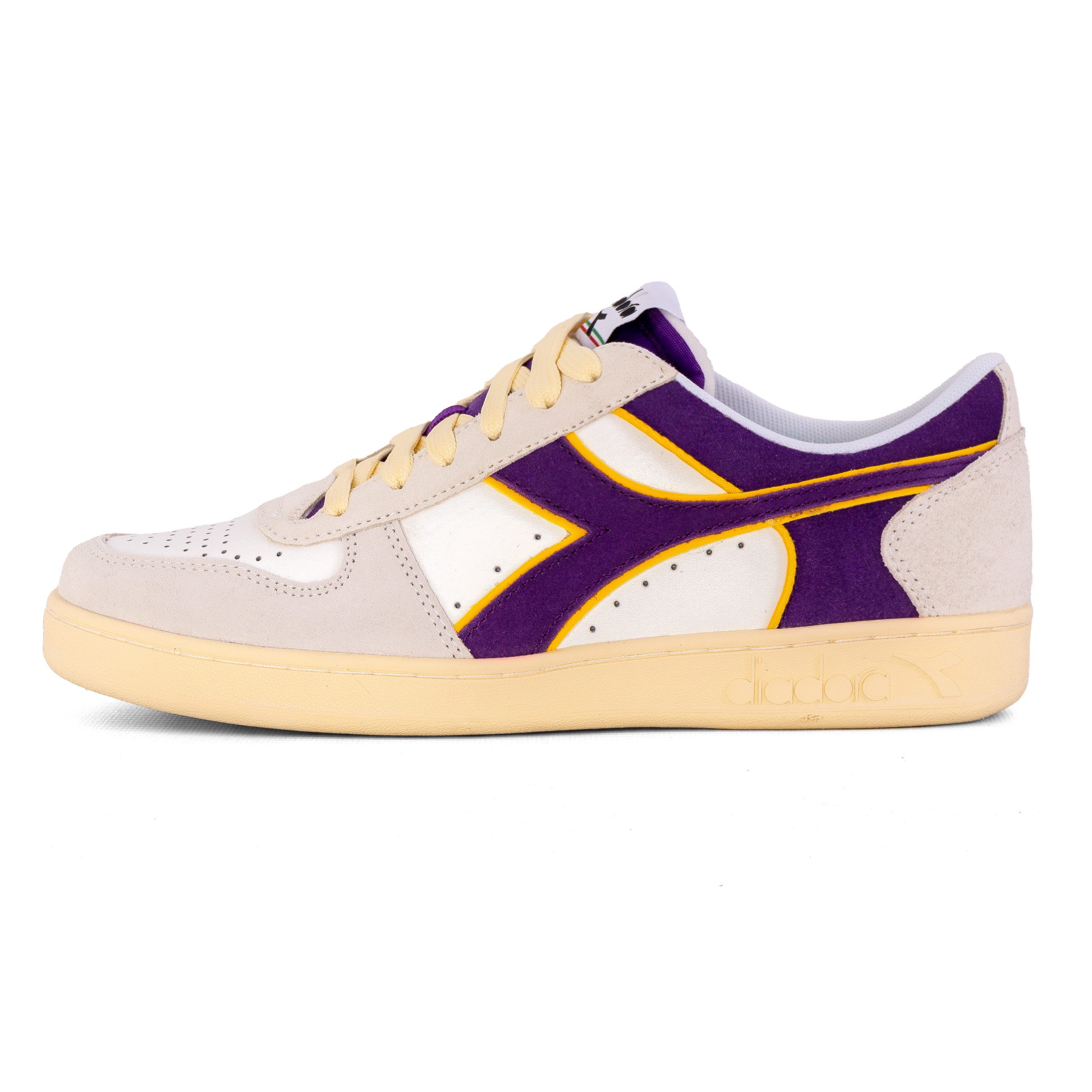 Diadora Schuhe Diadora Basket Low Leather, G 39, F wht/lavand Sneaker