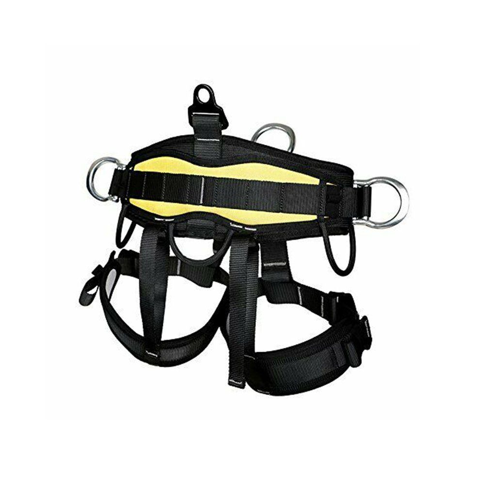 TWSOUL Sicherungsgurt Klettern, Bergsteigen, Fallschutzgurt, Einstellbar, (1-tlg), für Abseilen, Feuerwehr, Baumklettern, Baumpflege
