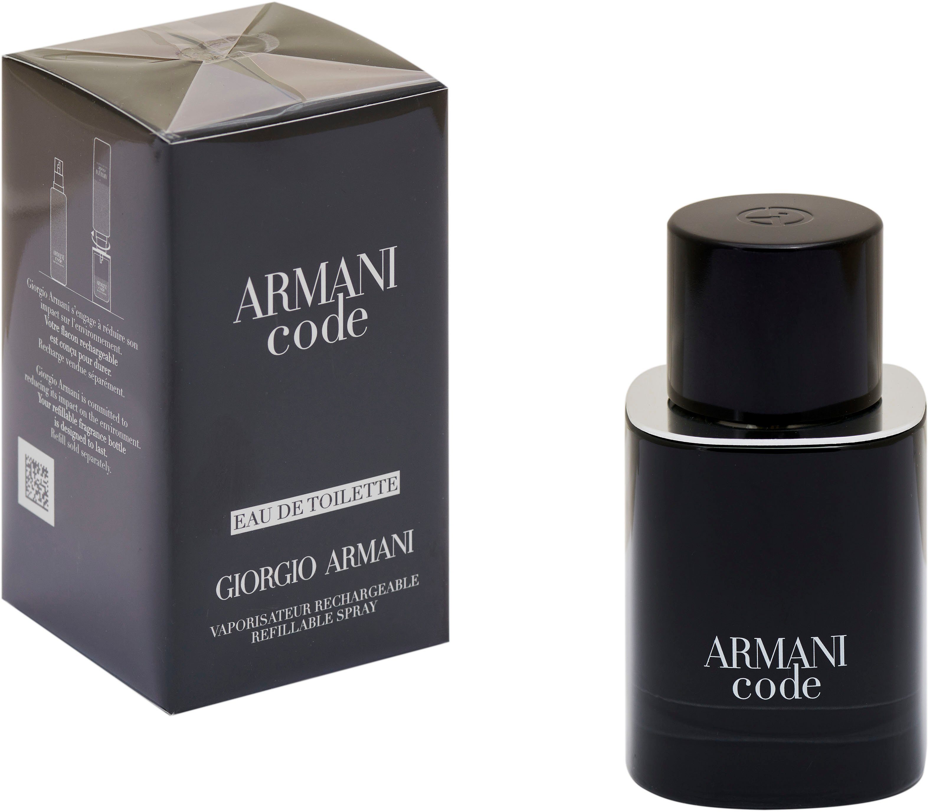 Giorgio Armani Eau de Toilette Code Homme, mit nachblauer Flasche