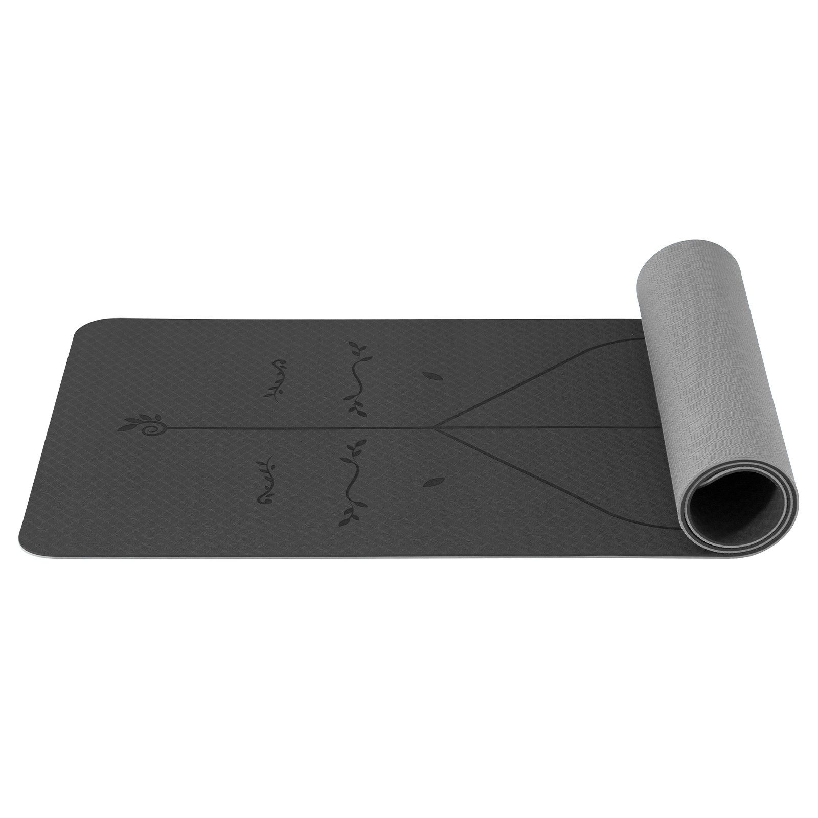 Good Nite Yogamatte 183 x 61 x 0,6 cm - Rutschfeste TPE Sportmatte - 6mm Dick