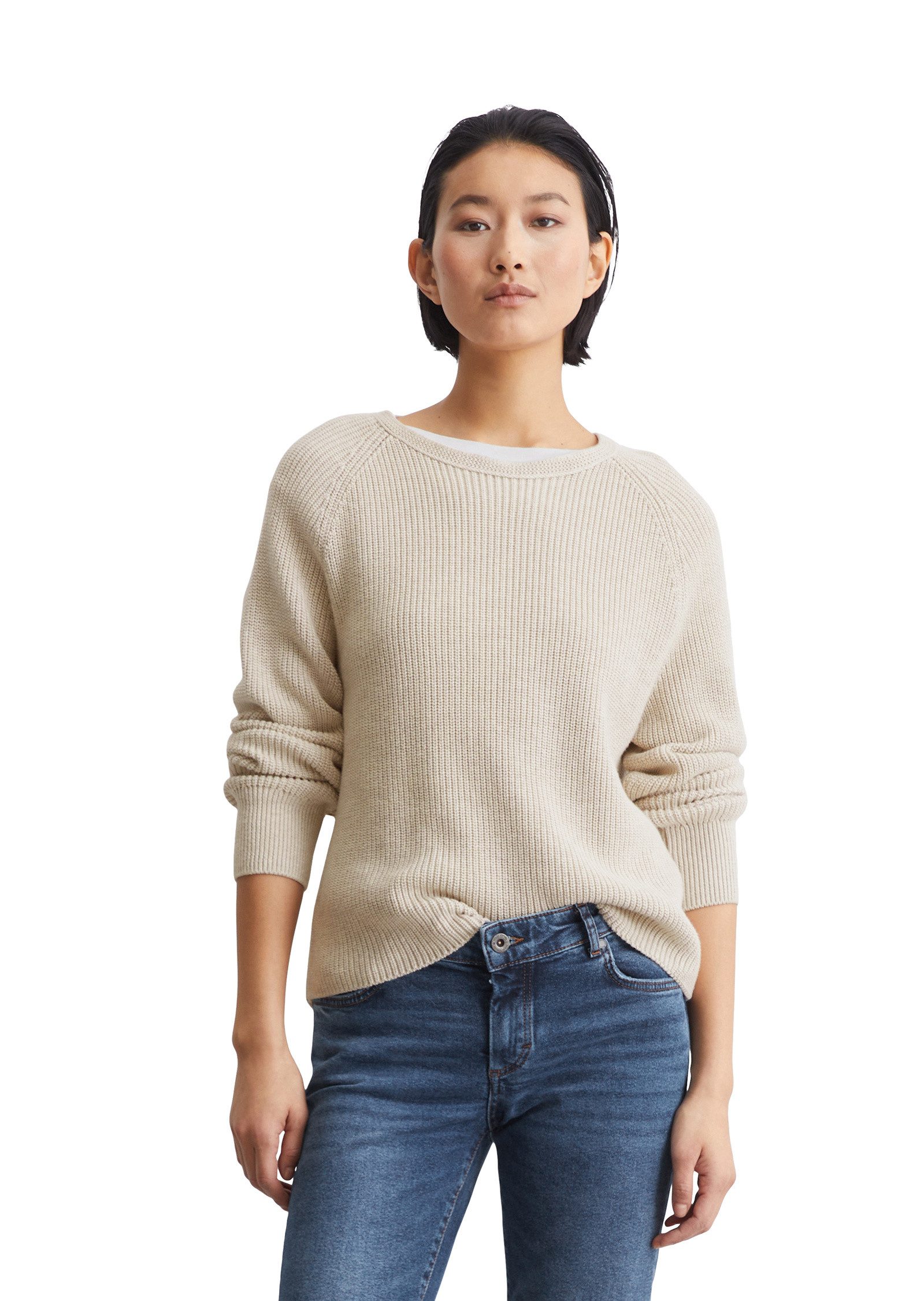 Marc O'Polo Strickpullover aus Heavy-Weight-Organic-Cotton