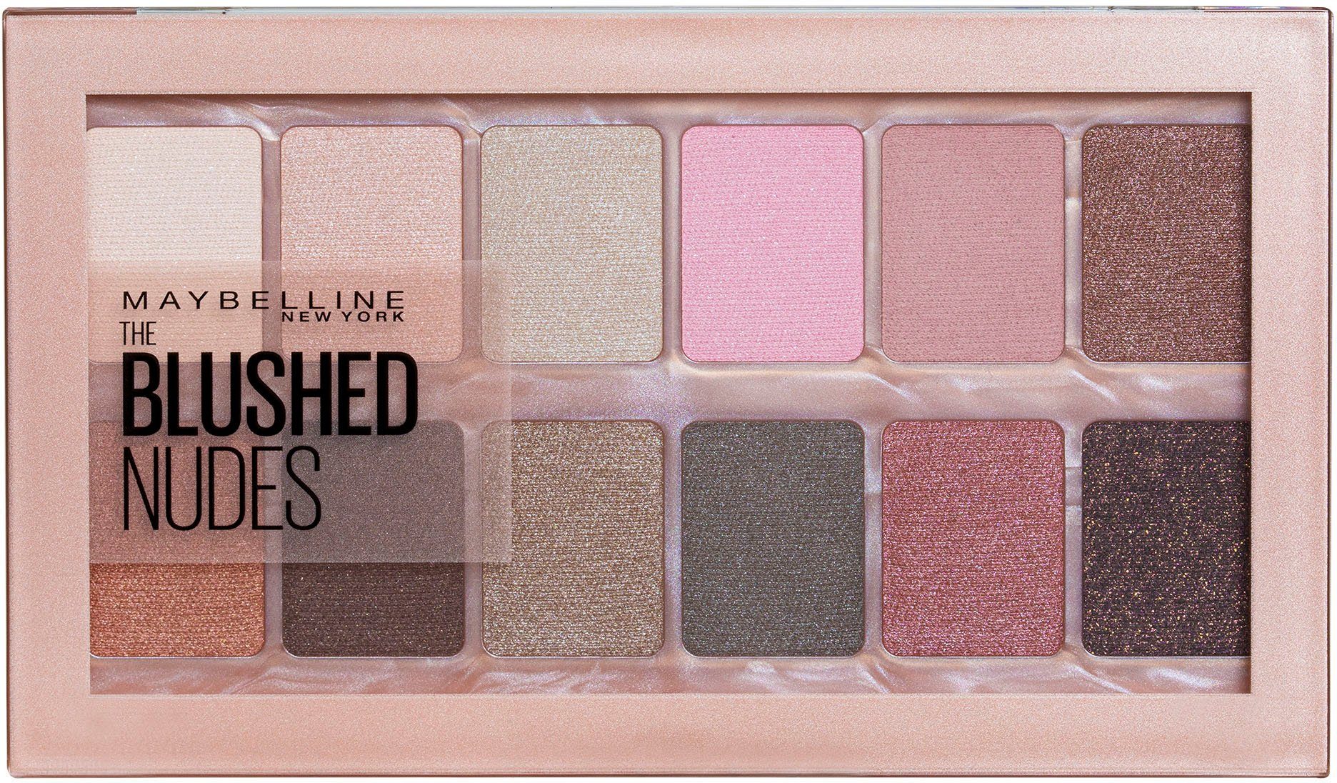 MAYBELLINE NEW YORK Lidschatten-Palette The Blushed Nudes, mit verschiedenen Nuancen