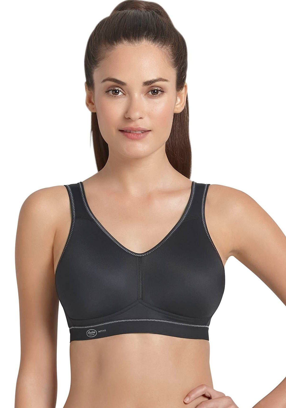 Anita Active Sport-BH Light & Firm gemoldete, nahtlos Cups, softes, flaches Unterbrustband