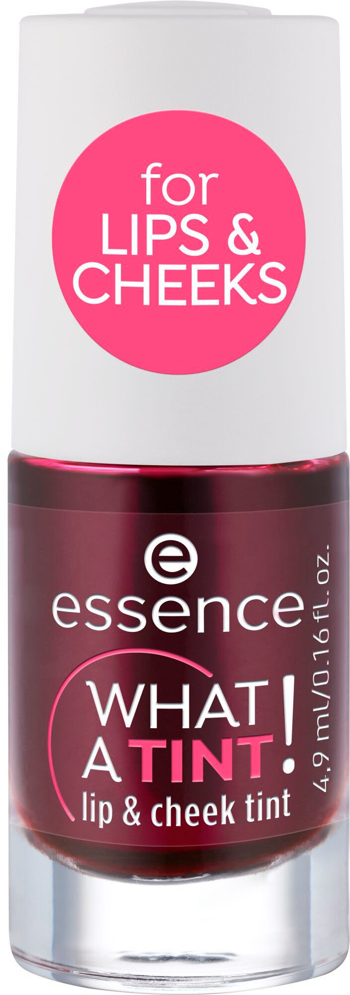 Essence Rouge WHAT A TINT! lip & cheek tint, mit wasserartiger Textur