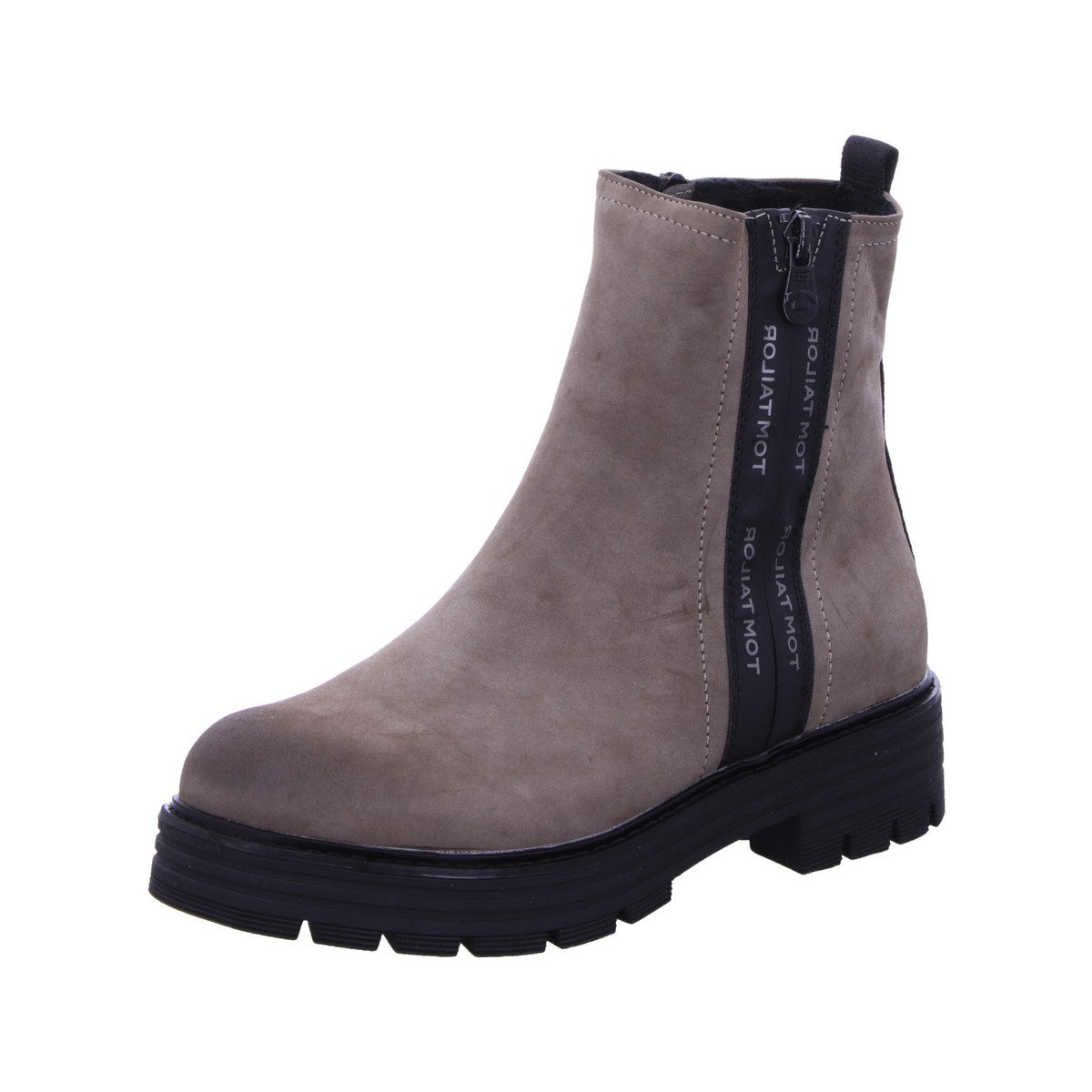 TOM TAILOR Stiefeletten für Damen in taupe Stiefelette (1-tlg)