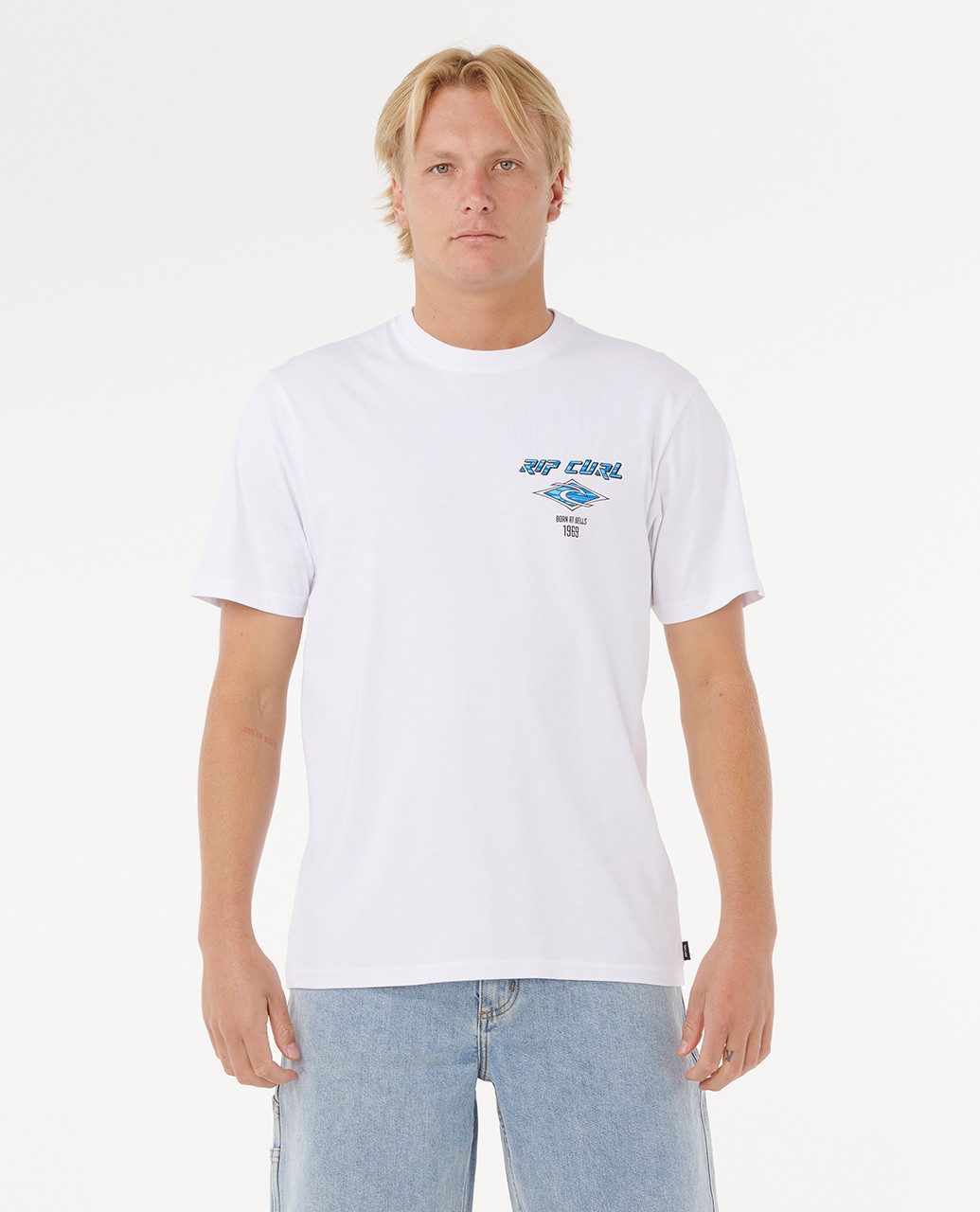 Rip Curl T-Shirt Kurzärmeliges Fade Out Icon T-Shirt