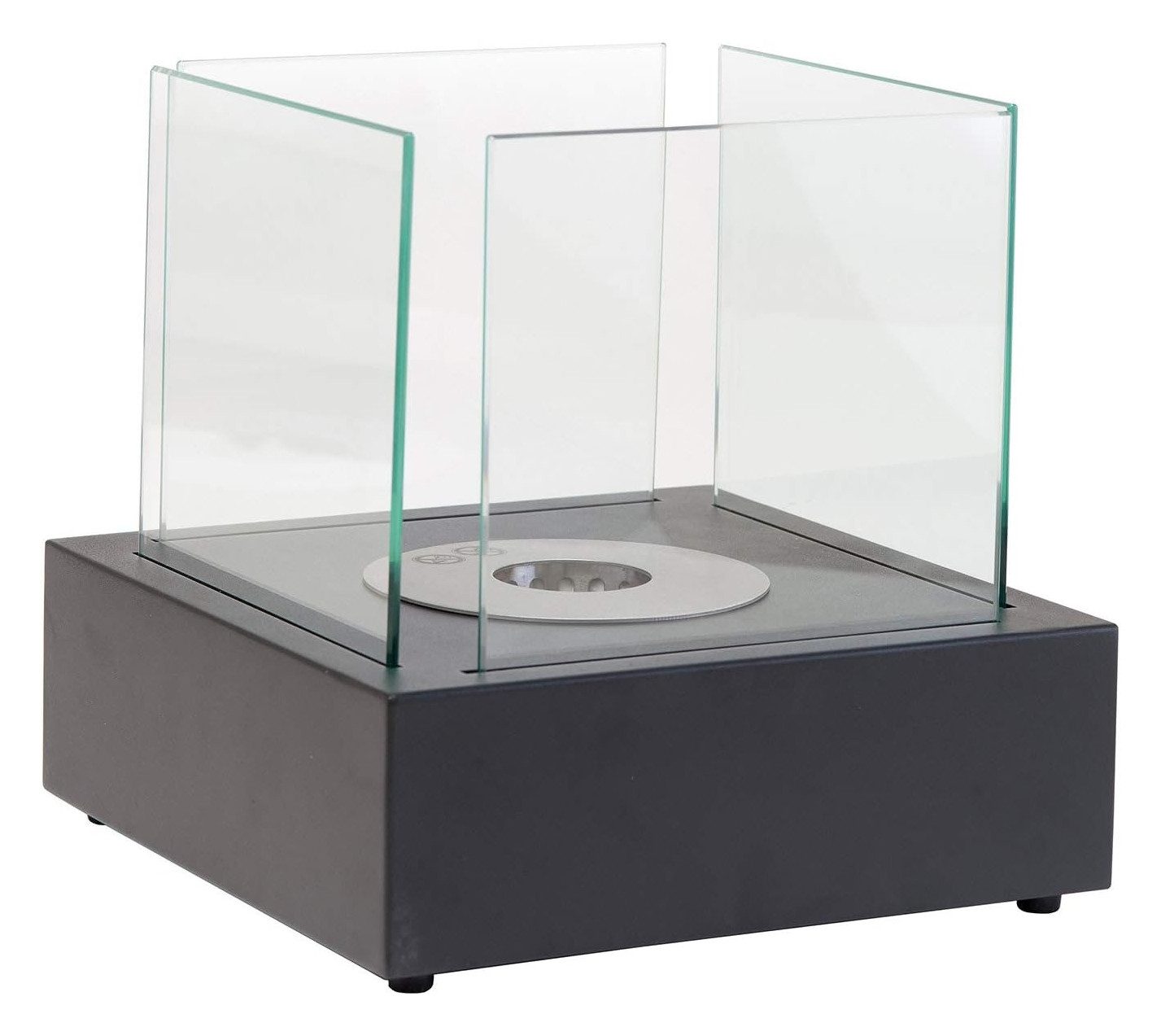 TecnoAir System Echtfeuer-Dekokamin Bioethanol Tischkamin Tischfeuer Terrassenkamin Tecno Air System