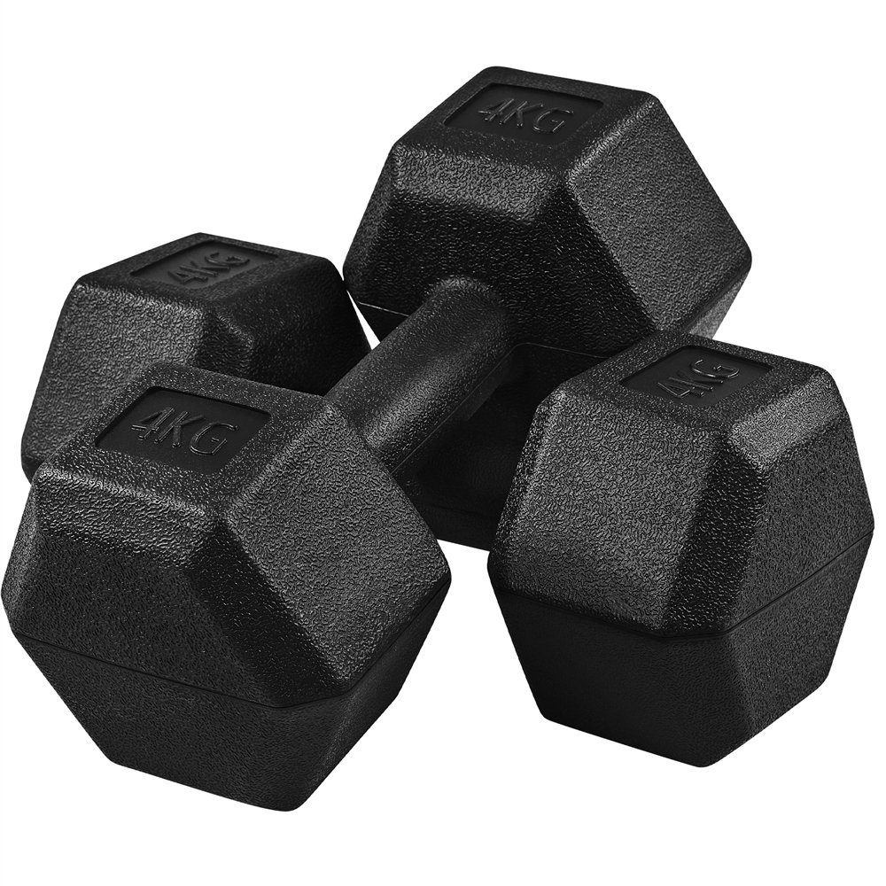 Yaheetech Kurzhantel 4/5/6/7,5/8/10 kg, (2er Set), 2er Kurzhanteln Hanteln Set für Krafttraining oder zu Hause