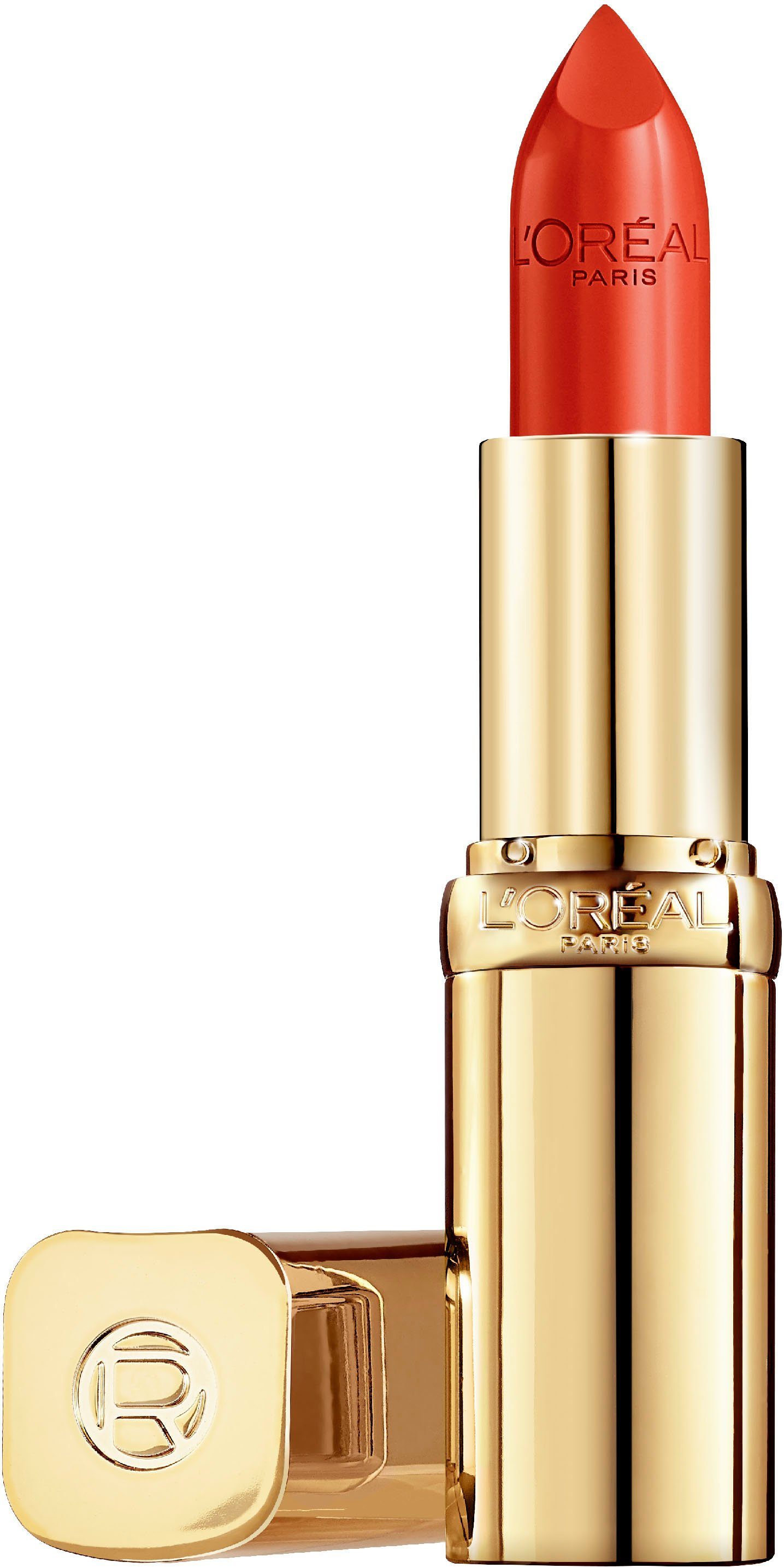 L'ORÉAL PARIS Lippenstift Color Riche Satin, mit natürlichen Inhaltstoffen