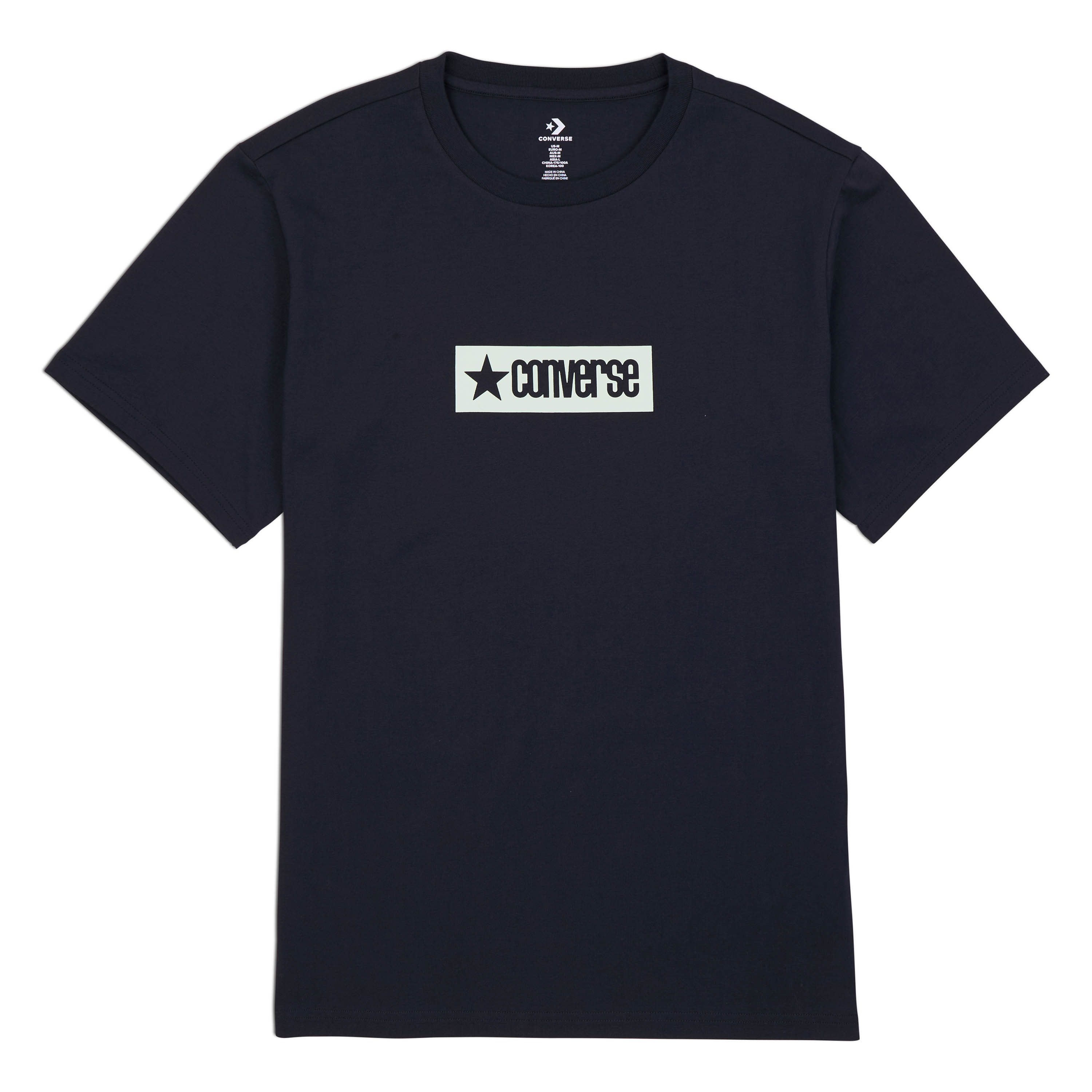 Converse T-Shirt MEN'S CONVERSE RETRO BLOCK LOGO T-SHIRT (1-tlg)