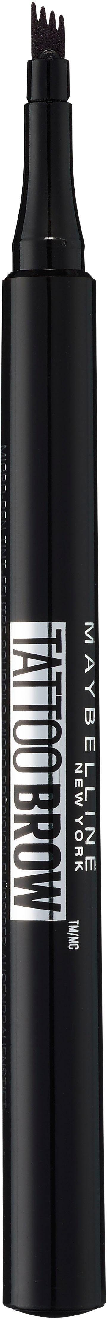 MAYBELLINE NEW YORK Augenbrauen-Stift Tattoo Brow, mit super feiner Applikator-Spitze