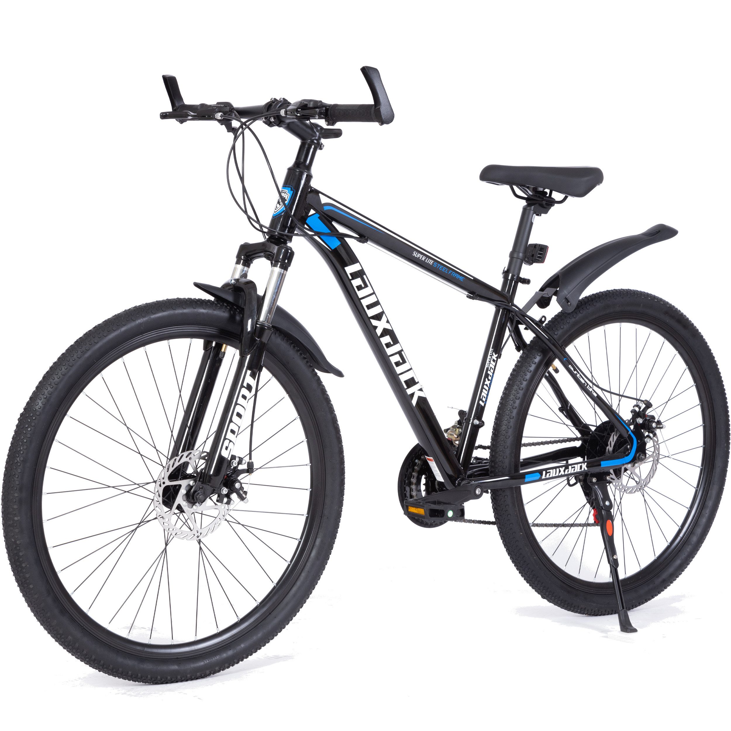 Lauxjack Mountainbike Lauxjack AX3.0 Fahrrad in 26 & 28 Zoll, Shimano 21 Gang, Mountainbike, 21 Gang Shimano Tourney RD-TY300/200 Schaltwerk, Kettenschaltung, (Set), Tourney RD-TY300/200 Schaltwerk, Hardteil Fahhrad, Kettenschaltung