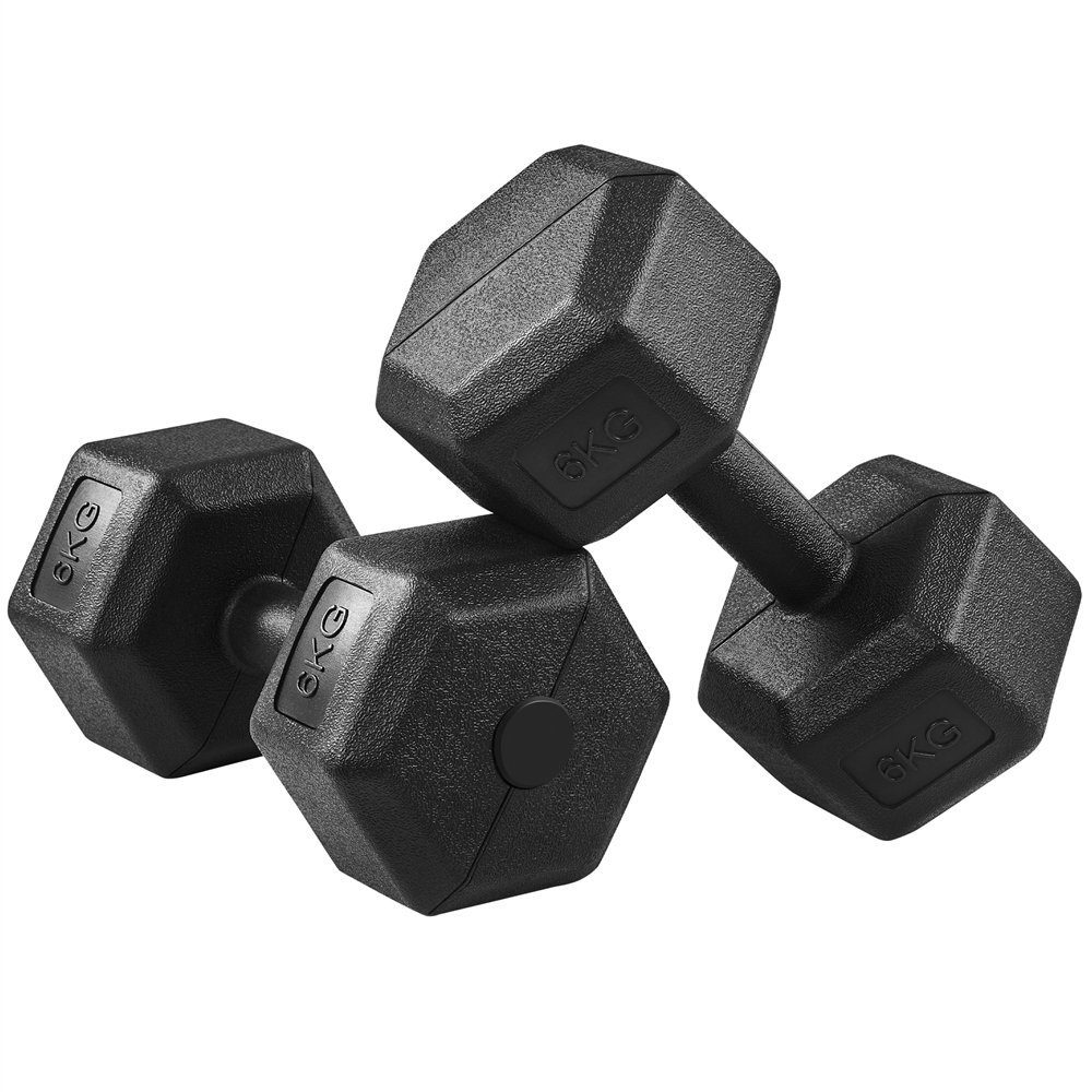 Yaheetech Kurzhantel 4/5/6/7,5/8/10 kg, (2er Set), 2er Kurzhanteln Hanteln Set für Krafttraining oder zu Hause